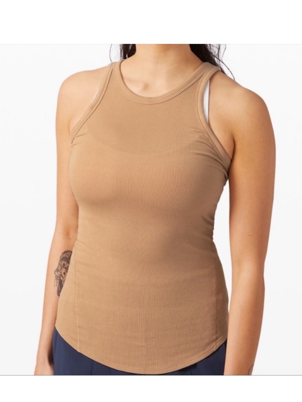 Lululemon Full Day Ahead Tank Beech Wood Size 2 X32